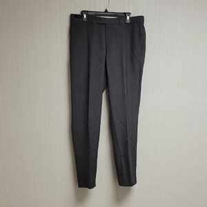 Ted Baker Jarrett Dress Pants Tapered Fit. Mens 34 grey 100% Wool